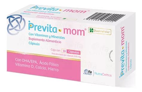 Suplemento Alimenticio Previta Mom Vitaminas Y。